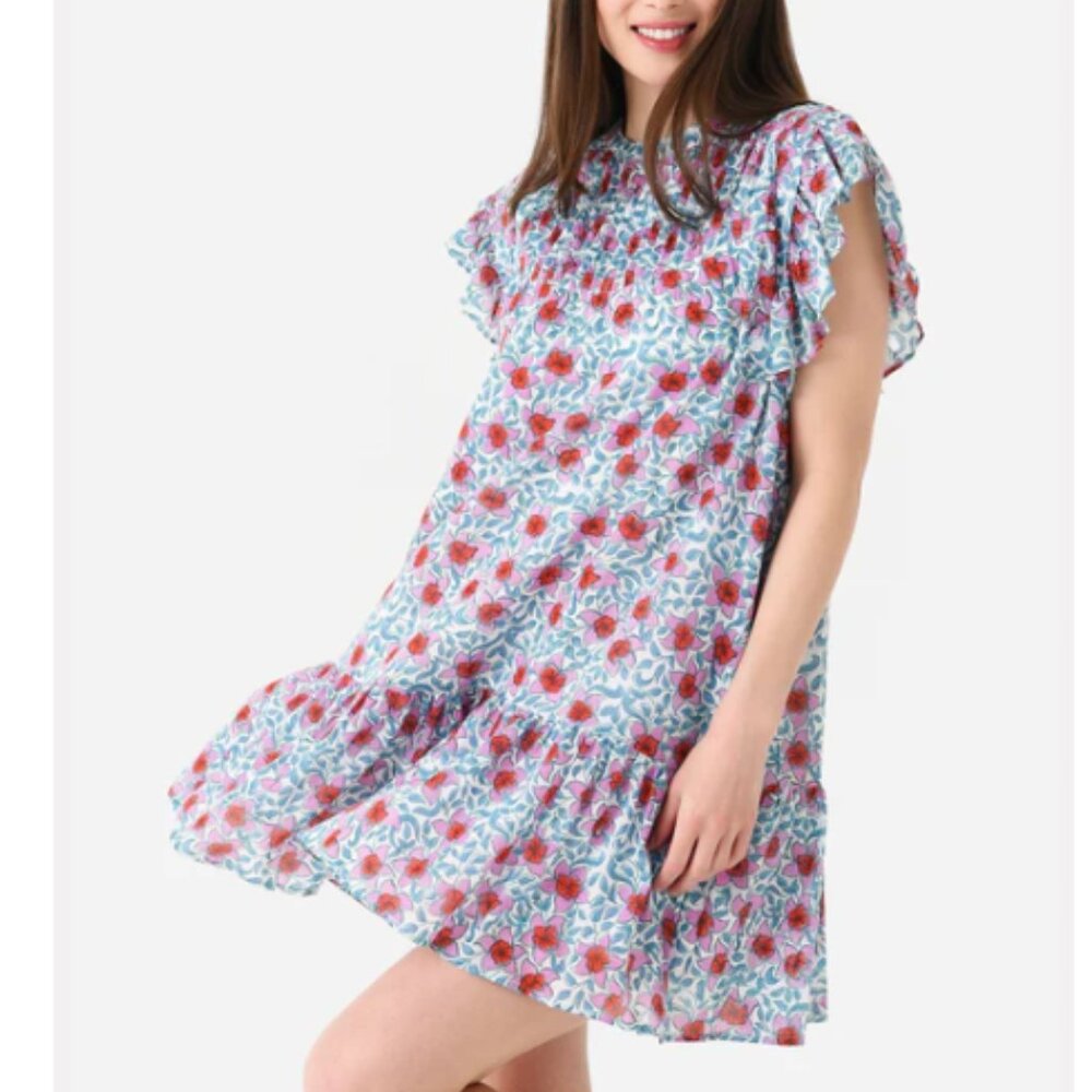 Oliphant Women's Pintuck Flirty Dress NWT